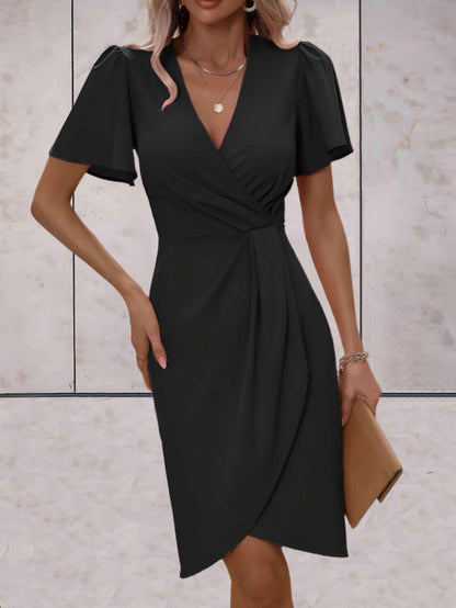 Fallon | Elegant Wrap Dress - Fashion Lab