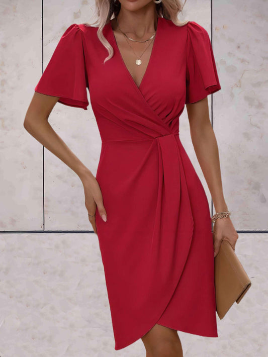 Fallon | Elegant Wrap Dress - Fashion Lab