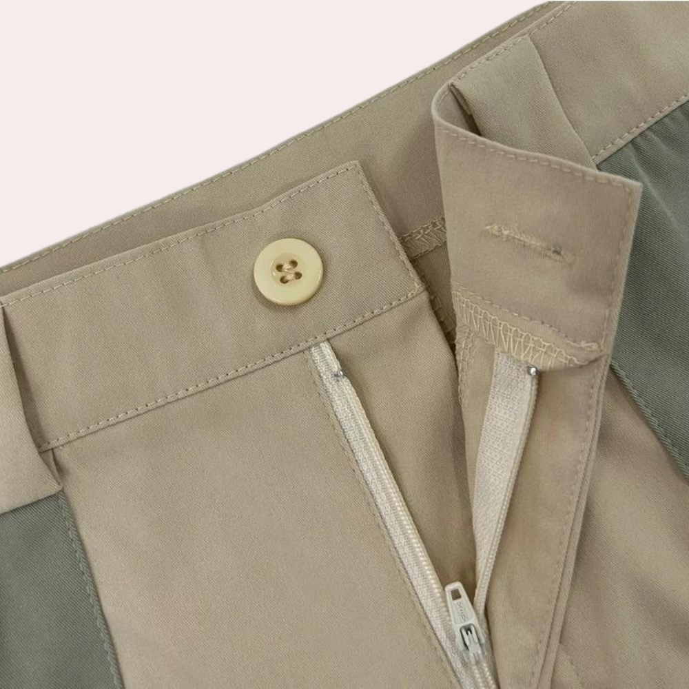 Christy | Two-Tone Wide-Leg set - Fashion Lab