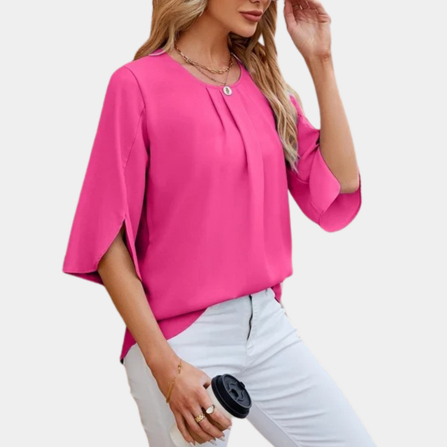 Remy | Elegante Splitmouw Blouse - Fashion Lab