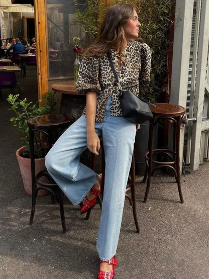Saar | Leopard print top - Fashion Lab