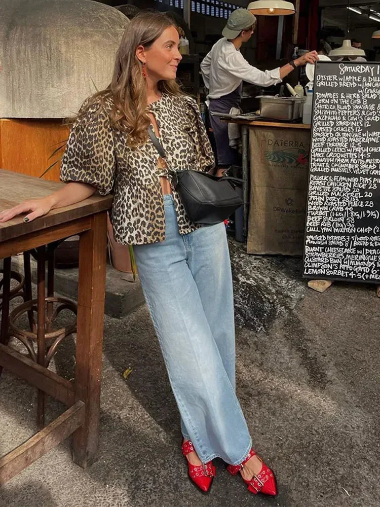 Saar | Leopard print top - Fashion Lab