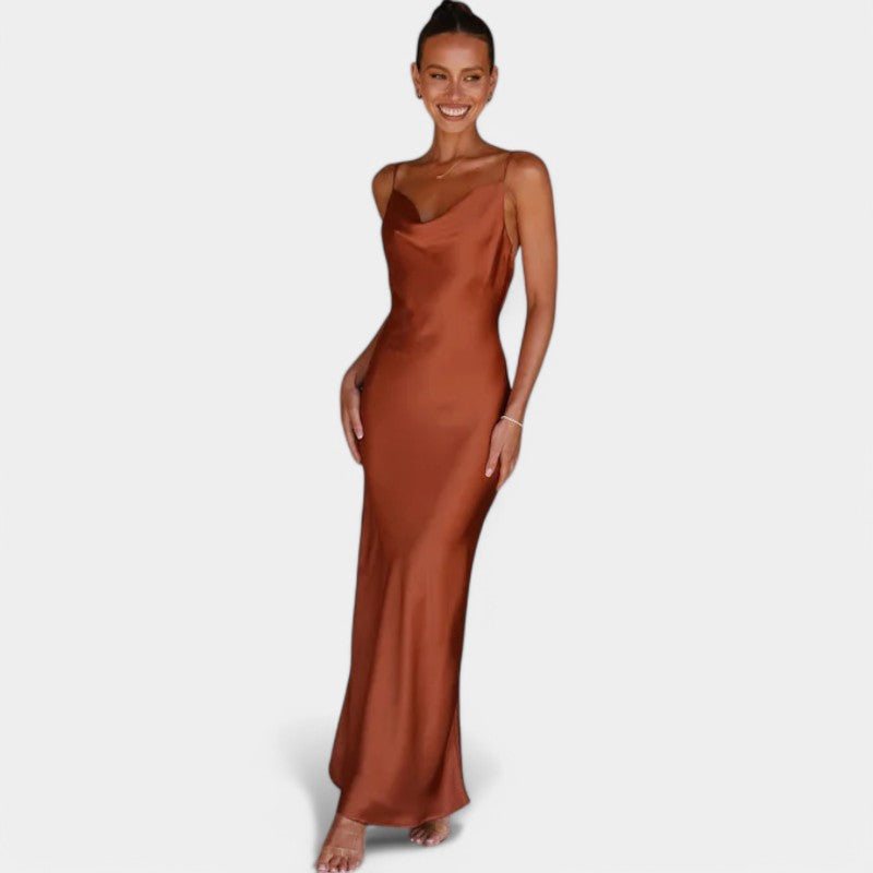 Neriah | Tijdloze Satijnen Jurk - Fashion Lab