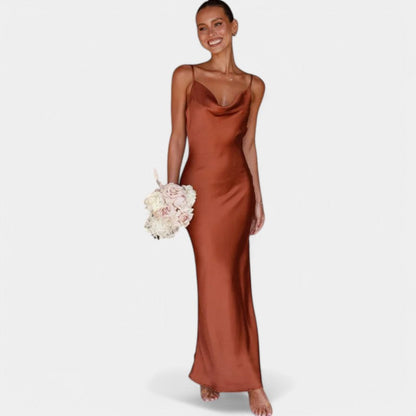Neriah | Tijdloze Satijnen Jurk - Fashion Lab