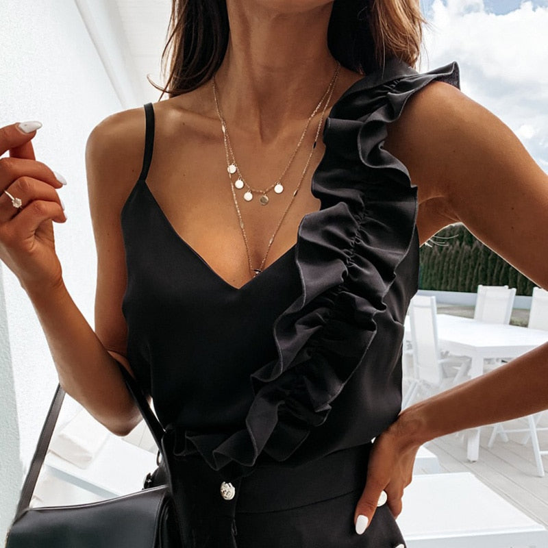 Clare | Ruffled Top - Fashion Lab