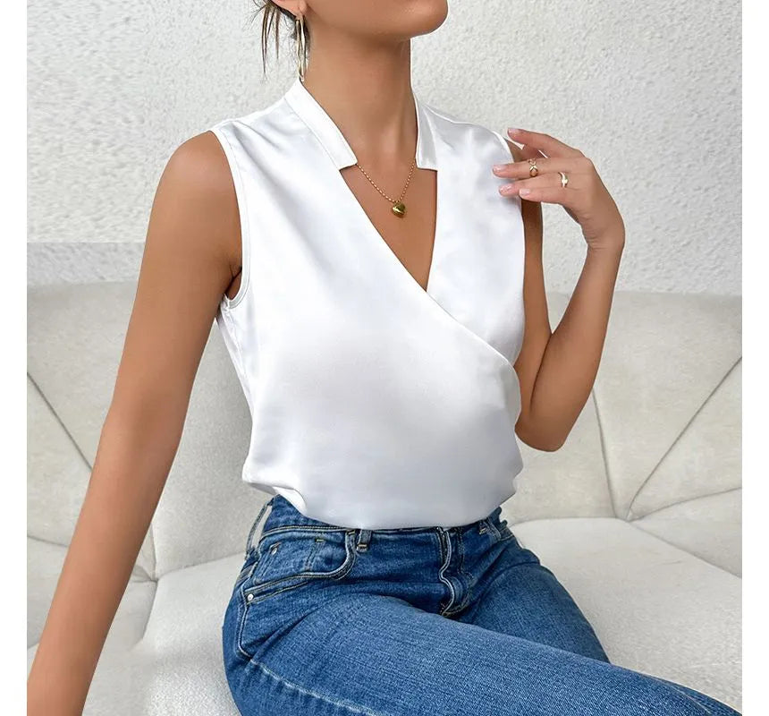 Liv | Chic Sleeveless Top - Fashion Lab