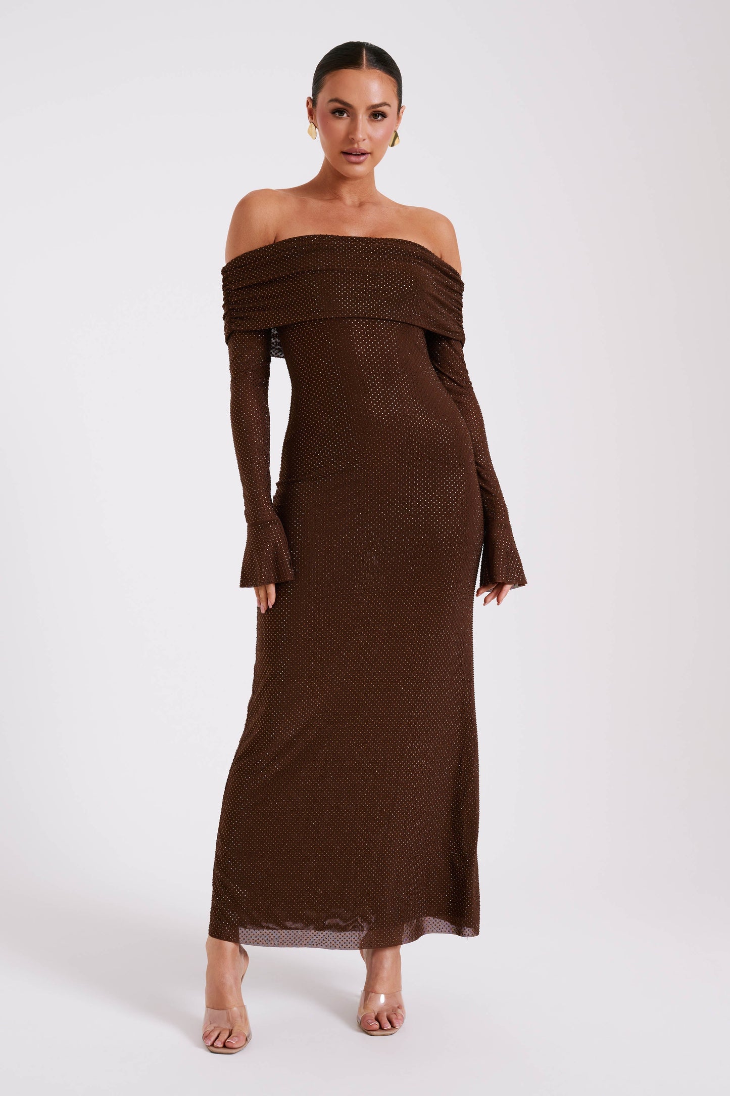 Malika | Elegante Off-Shoulder Jurk - Fashion Lab