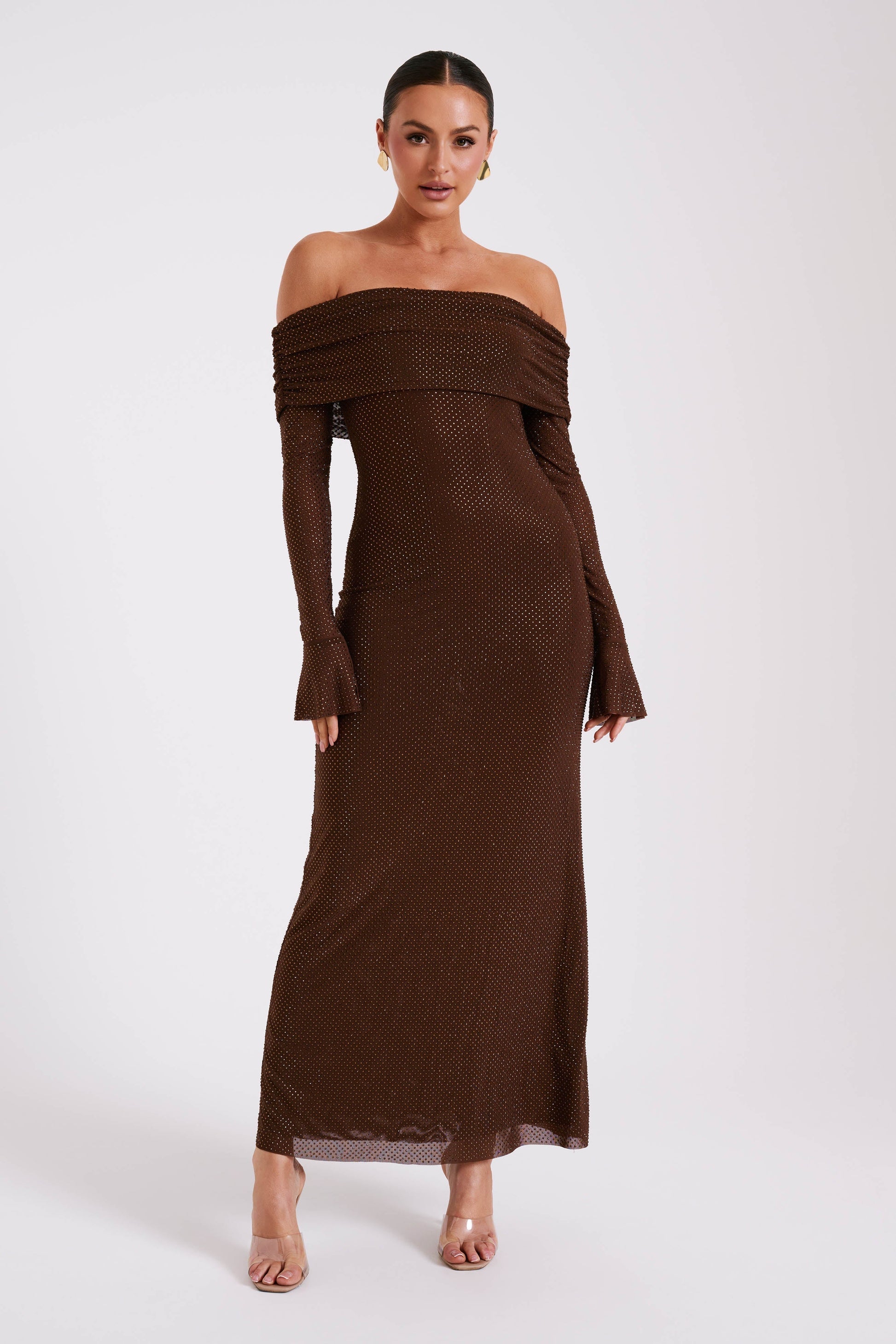 Malika | Elegante Off-Shoulder Jurk - Fashion Lab