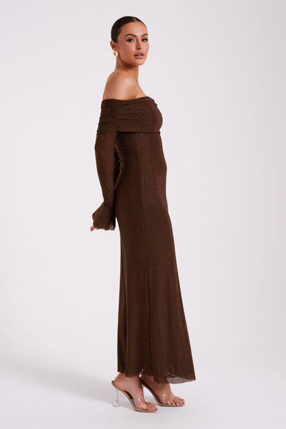 Malika | Elegante Off-Shoulder Jurk - Fashion Lab