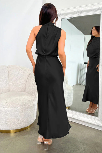 Lorna | Satijnen Halterjurk - Fashion Lab