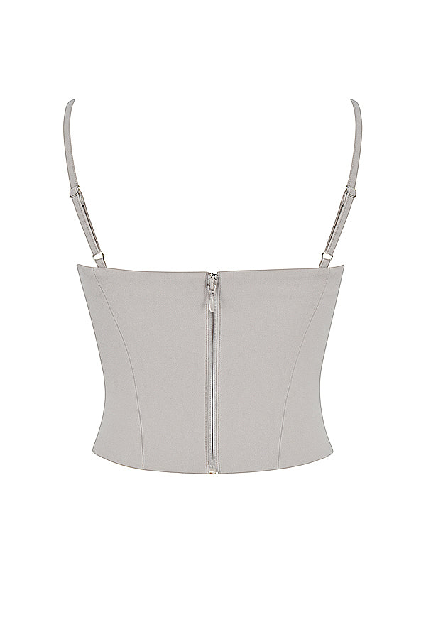 Nicola | Oesterkleurig Korset met Beugeldesign - Fashion Lab