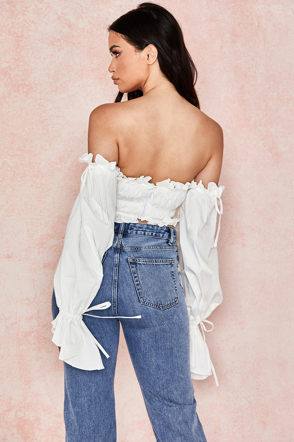 Tayana | Romantische Off-Shoulder Top - Fashion Lab