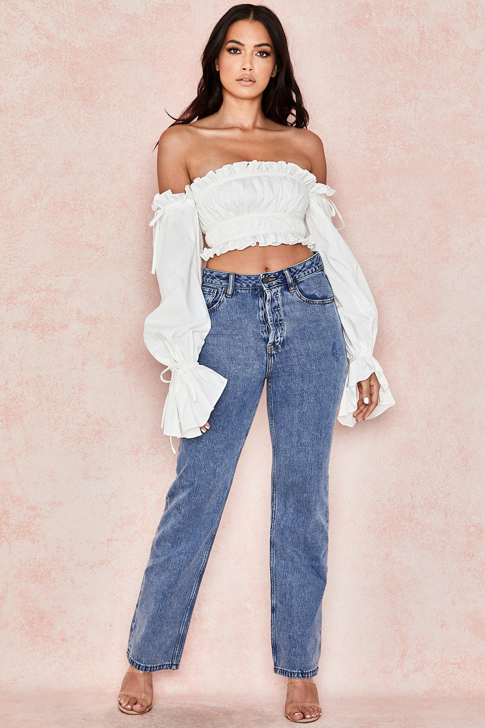 Tayana | Romantische Off-Shoulder Top - Fashion Lab