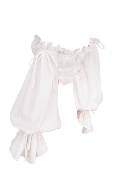 Tayana | Romantische Off-Shoulder Top - Fashion Lab