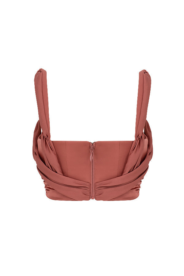 Nicky | Rose Draped Korset - Fashion Lab