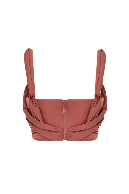 Nicky | Rose Draped Korset - Fashion Lab