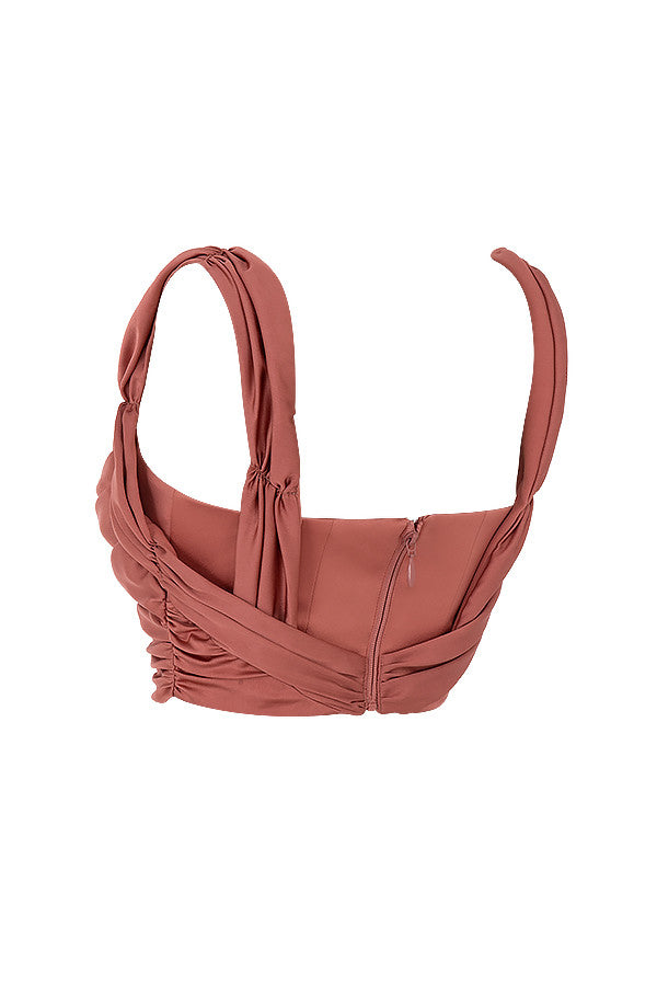 Nicky | Rose Draped Korset - Fashion Lab