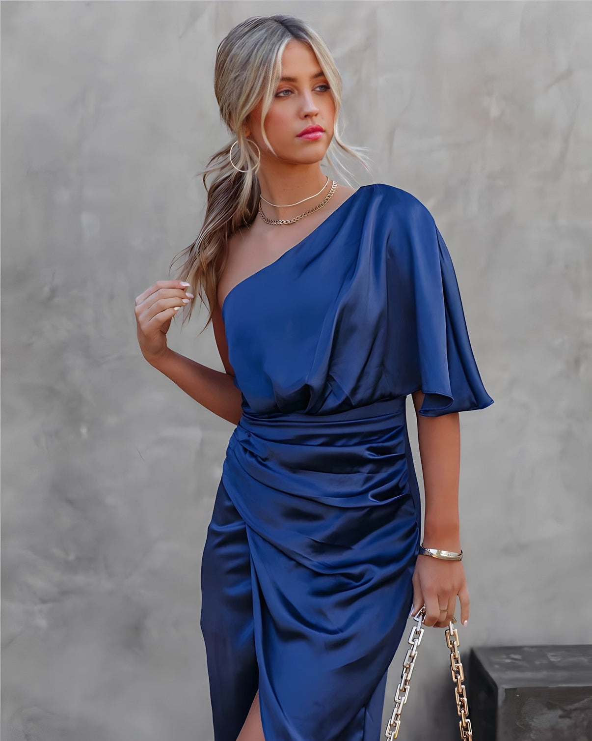 Leila | Zijden Feestjurk - Fashion Lab