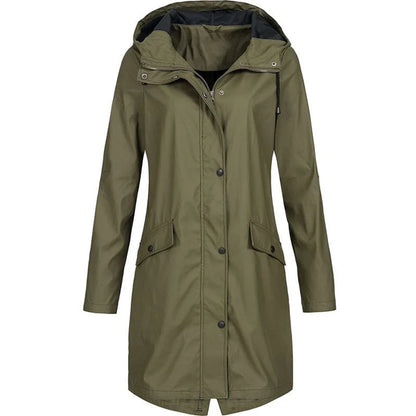 Jas voor dames – Sabine | Regenjas met capuchon