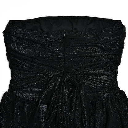 Lien | Strapless Glitter Jurk - Fashion Lab