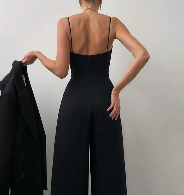 Bethy | Elegante Spaghettiband Jumpsuit - Fashion Lab