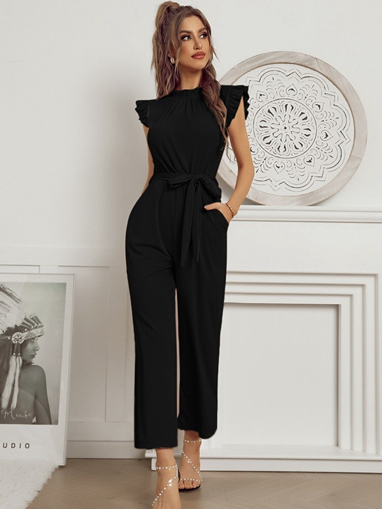 Jenny | Elegante Jumpsuit met Ruches - Fashion Lab