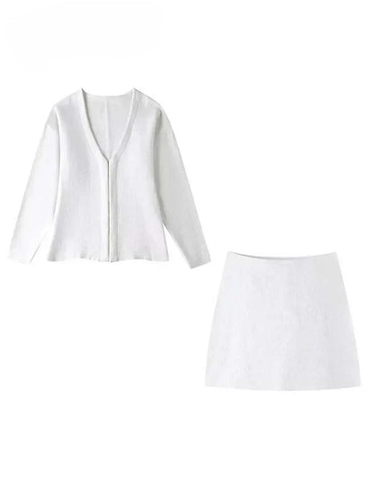 Belia | Gebreide Co-ord Rokset - Fashion Lab