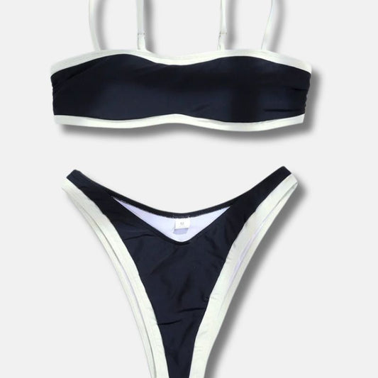 Nancy | Minimalistische Bandeau Bikini Set - Fashion Lab