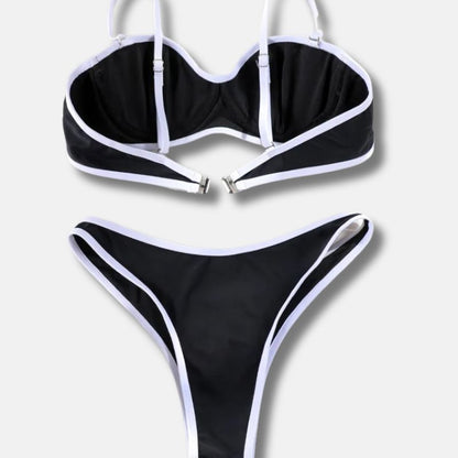 Nancy | Minimalistische Bandeau Bikini Set - Fashion Lab