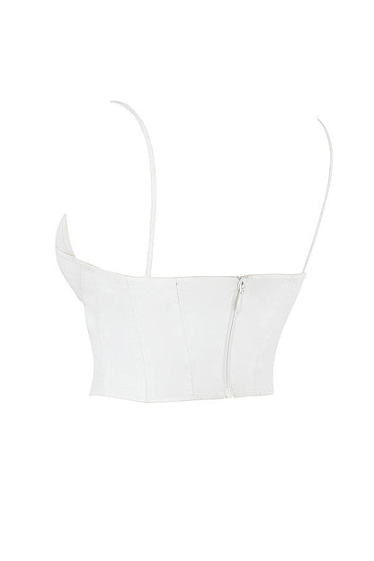 Shannon | Korset Top met Ruches - Fashion Lab