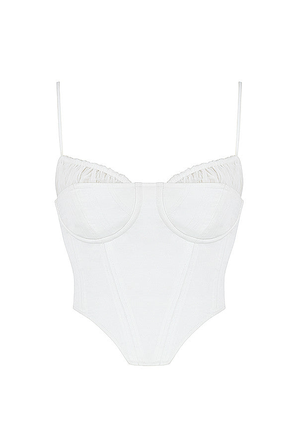Shannon | Korset Top met Ruches - Fashion Lab
