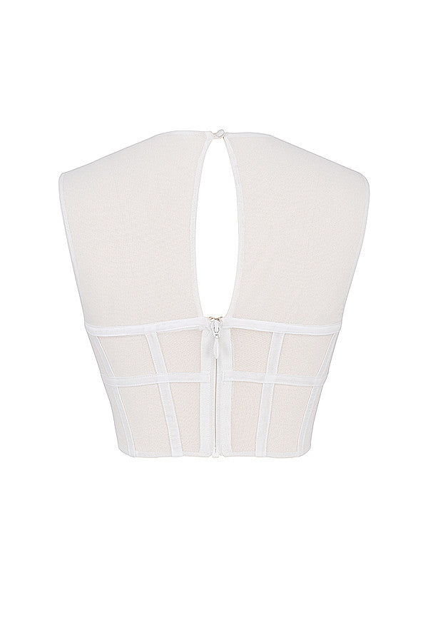 Antje | Cut-Out Mesh Korset - Fashion Lab