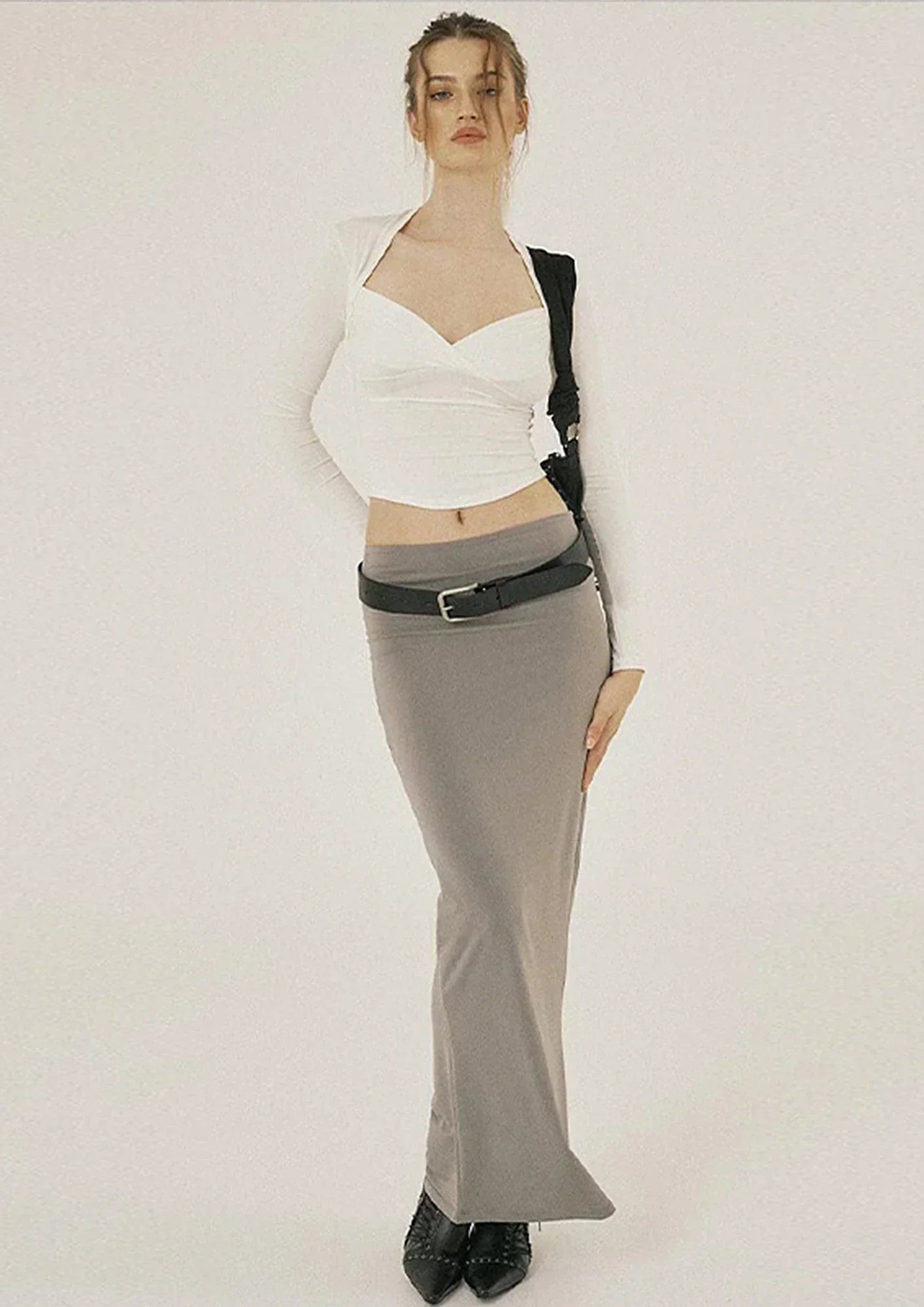 Odette | Gewikkelde Cropped Top - Fashion Lab