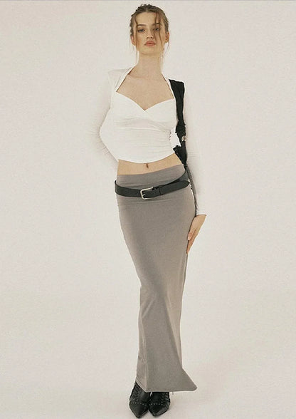 Odette | Gewikkelde Cropped Top - Fashion Lab