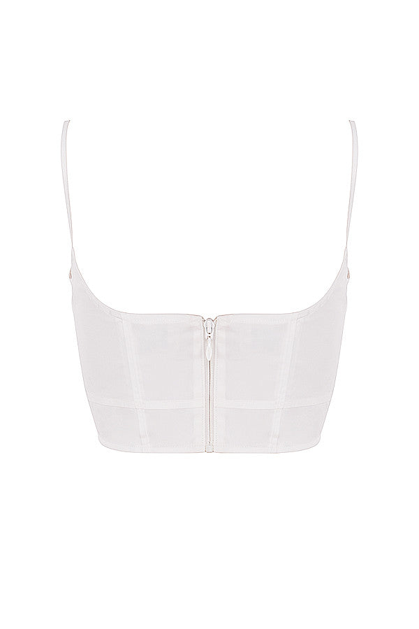 Sara | Cropped Top met Strikdetail - Fashion Lab