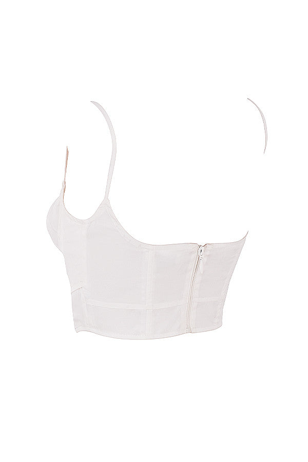 Sara | Cropped Top met Strikdetail - Fashion Lab