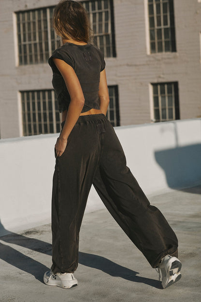 Margaux | Vintage Gewassen Loungewear Set - Fashion Lab
