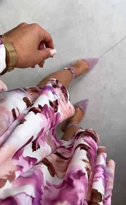 Nelle | Bloemenprint Mini Jurk - Fashion Lab