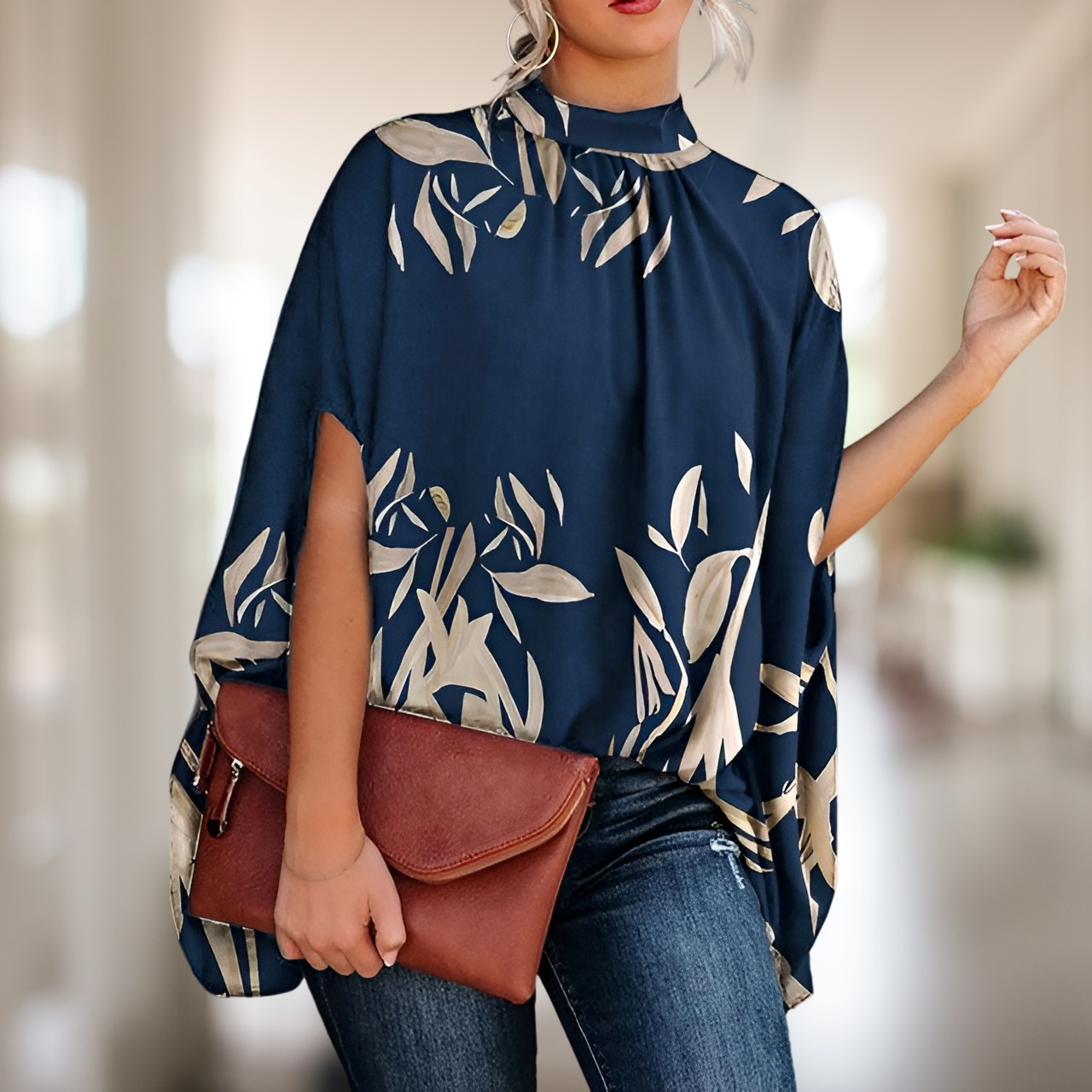 Alana | Elegant Vormgegeven Blouse Met Flair Voor Stijlbewuste Vrouwen - Fashion Lab