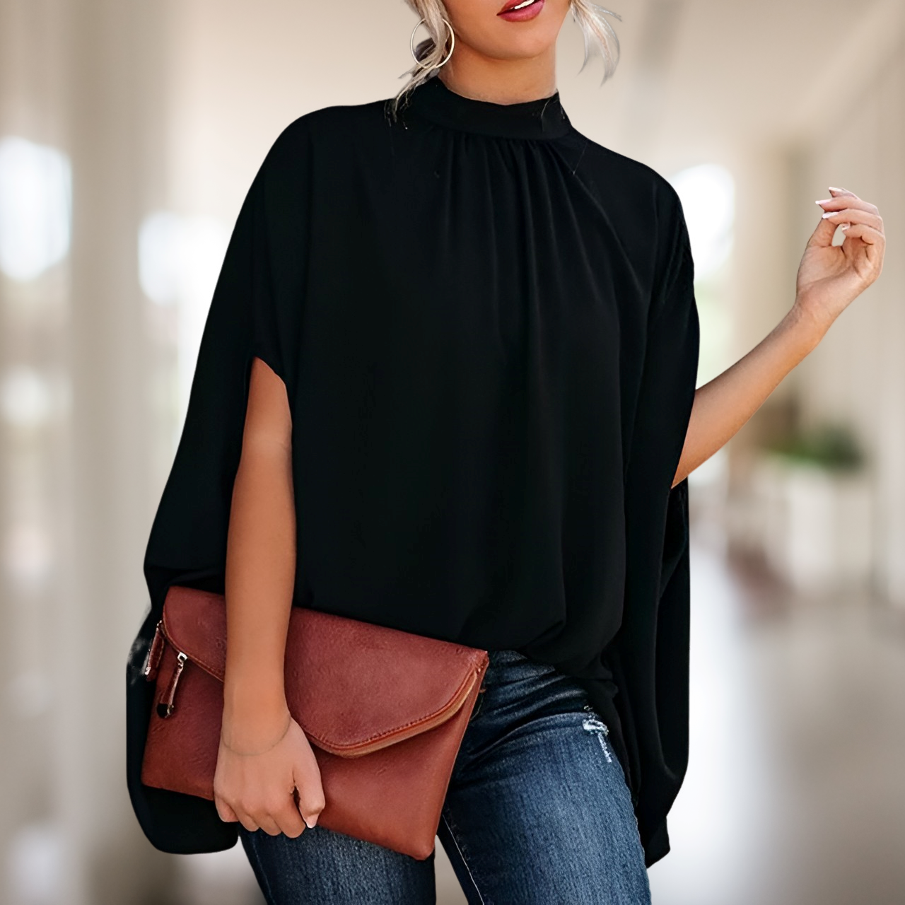Alana | Elegant Vormgegeven Blouse Met Flair Voor Stijlbewuste Vrouwen - Fashion Lab