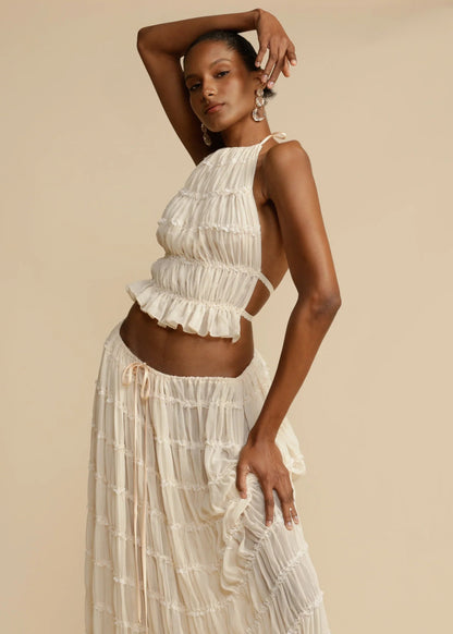 Hannah | Boho Maxi Set