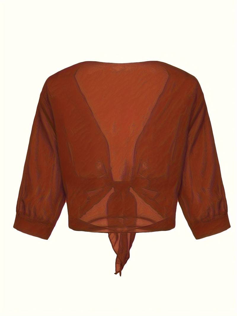 Blair | Open Blouse Voor De Lente - Fashion Lab