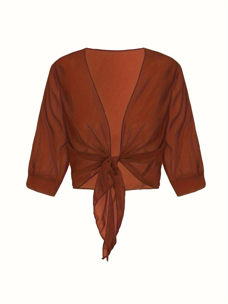 Blair | Open Blouse Voor De Lente - Fashion Lab