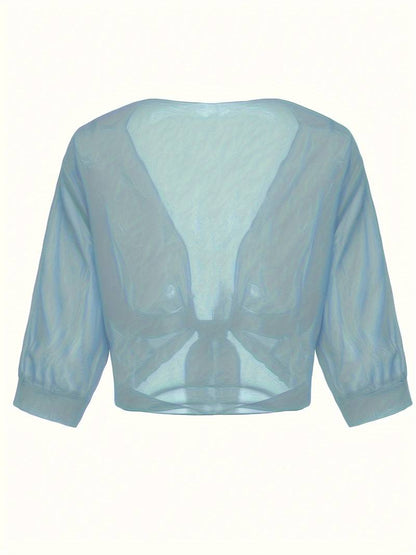 Blair | Open Blouse Voor De Lente - Fashion Lab