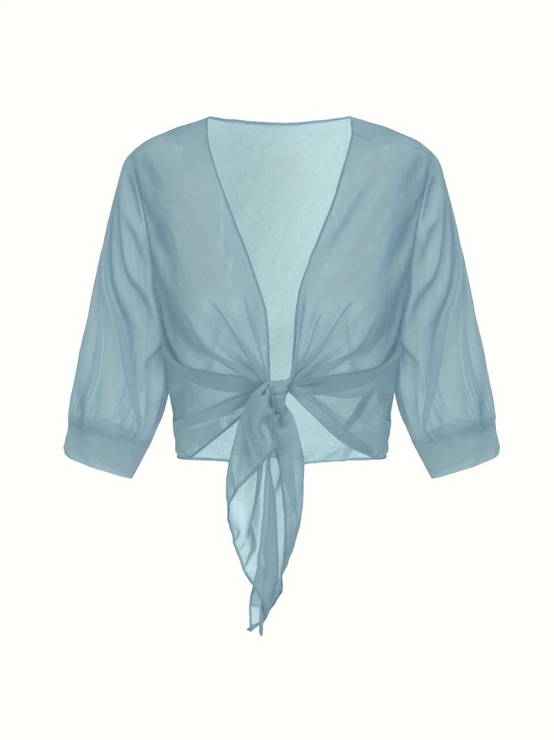 Blair | Open Blouse Voor De Lente - Fashion Lab