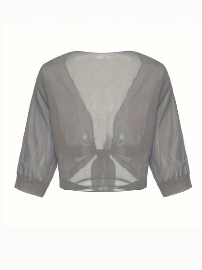 Blair | Open Blouse Voor De Lente - Fashion Lab