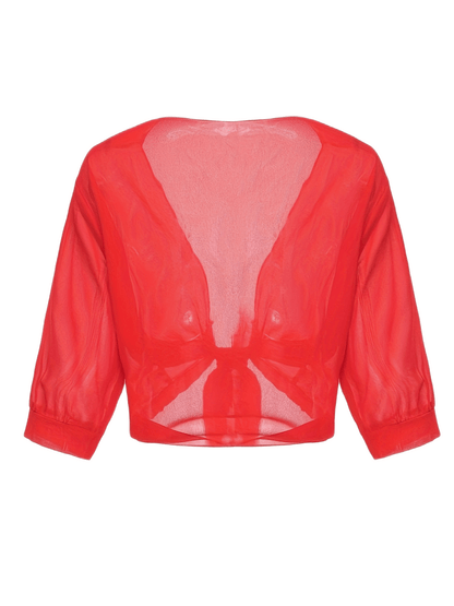 Blair | Open Blouse Voor De Lente - Fashion Lab