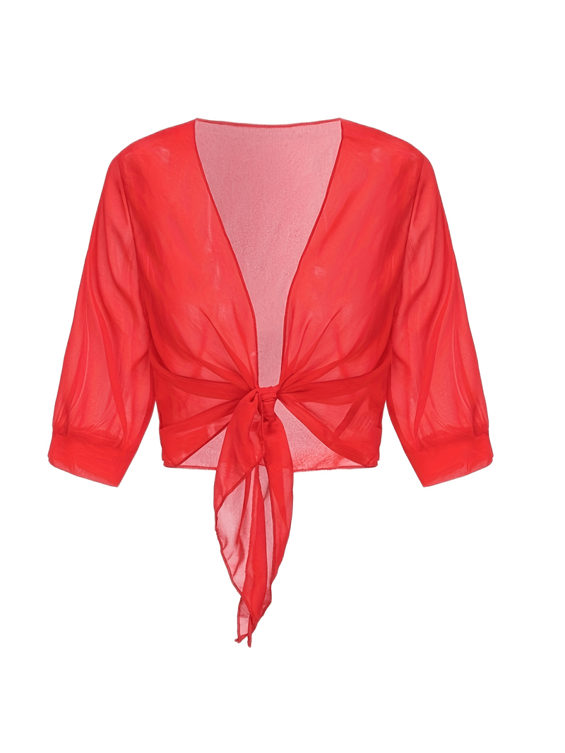 Blair | Open Blouse Voor De Lente - Fashion Lab