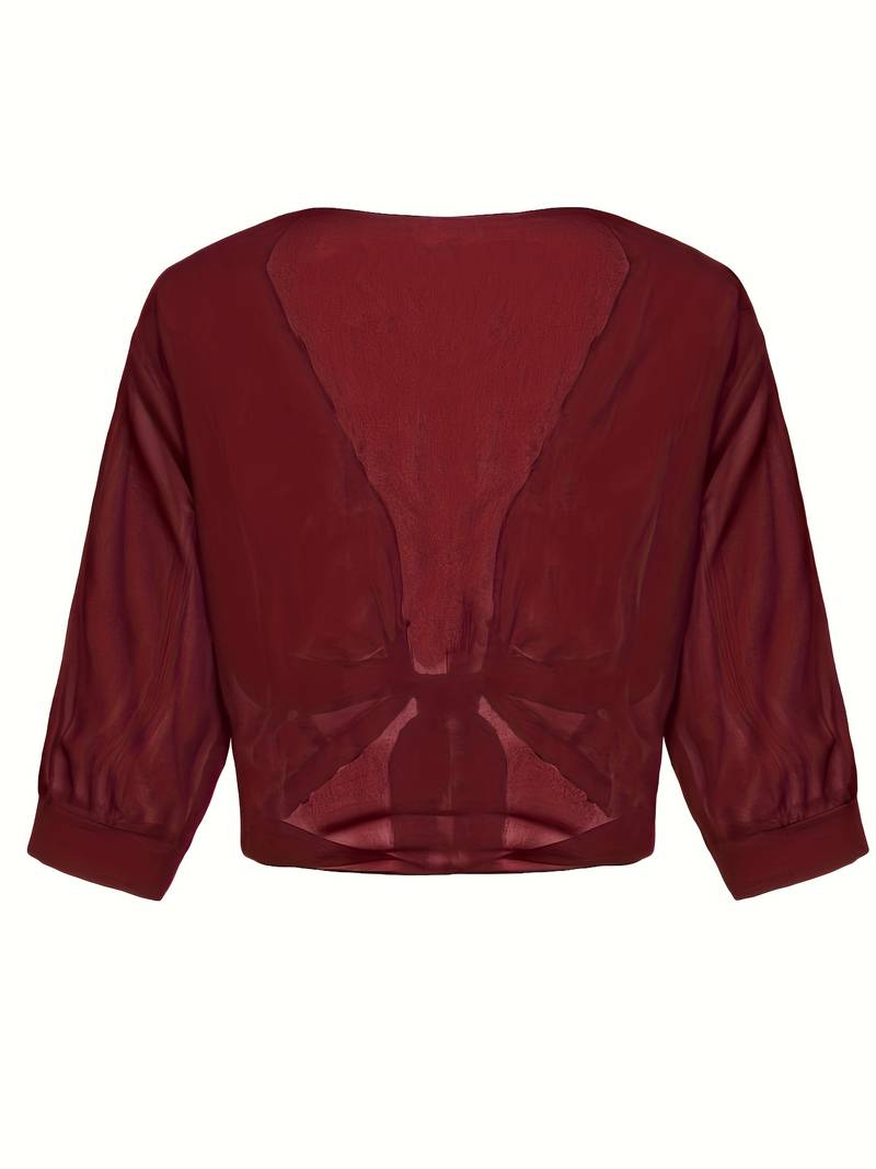 Blair | Open Blouse Voor De Lente - Fashion Lab