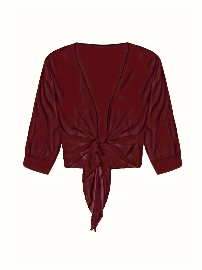Blair | Open Blouse Voor De Lente - Fashion Lab